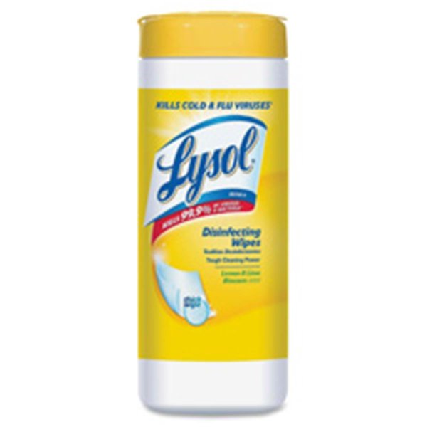 Reckitt Benckiser Disinfectant Wipes- 35 Sheets-Tub- Lemon-Lime Blossom Scent RAC81145
